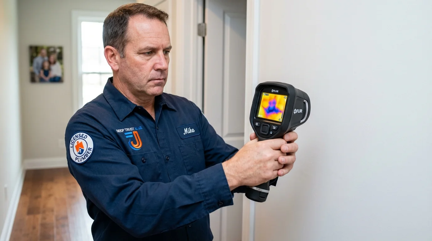 Thermal imaging leak detection by Johns Plumbing LLC in Pembroke